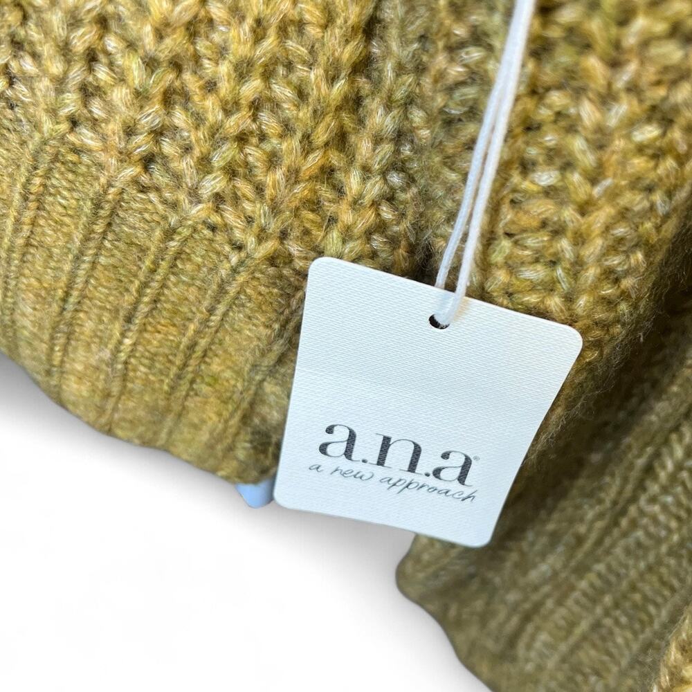 a.n.a green Pullover Sweater NEW with tag fall cozy basics everyday casuals - Picture 6 of 11